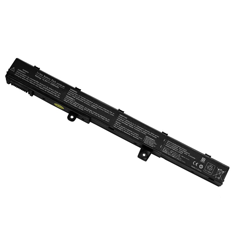 ApexWay 14,8 V batería para ordenador portátil, X551M para Asus X551 X551C X551CA X451 X451C X451CA A41N1308 A31N1319 0B110-00250100 3300mAH 4 celular