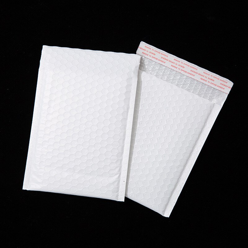 100Pcs Bubble Mailers Pearl White Plastic Bubble Envelope Business Packaging Bags With Bubble Padded Envelope