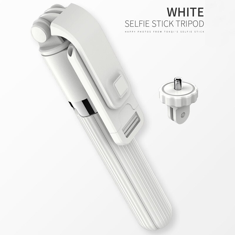 L03 bluetooth selfie vara liga de alumínio tripé telescópico sem fio bluetooth controle remoto suporte do telefone móvel