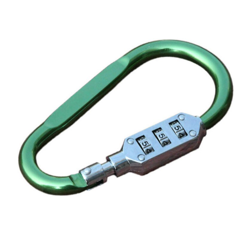 1pc 3 Digit Vorhängeschloss Aluminium Lock Beutel Zubehör Reise Gepäck Koffer Code Sicherheit Kombination Schloss Travel Zubehör