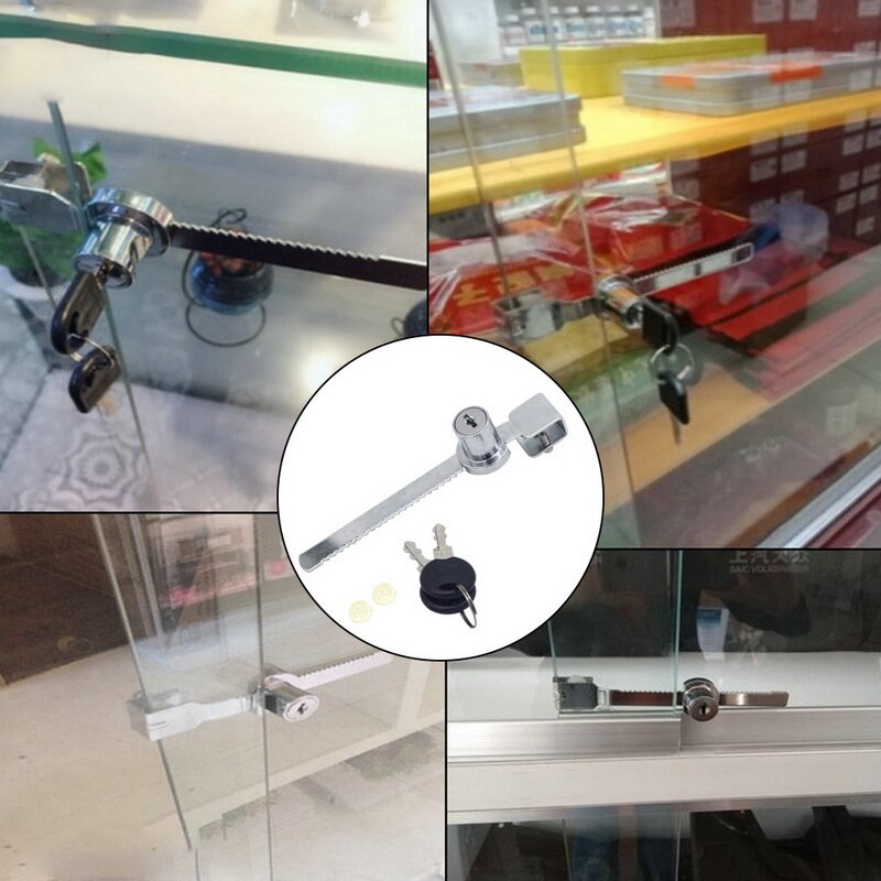 Kast Glazen Schuifdeur Lock Key Display Teller Lock Sliding Glazen Kast Lock Slotenmaker Levert Window Lock Mobiele