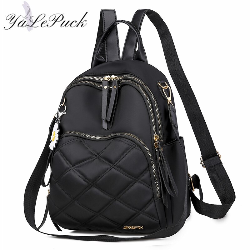 Mochila feminina de pano, mochila feminina de pano oxford, bolsa de ombro escolar para meninas adolescentes, mochila leve para viagem