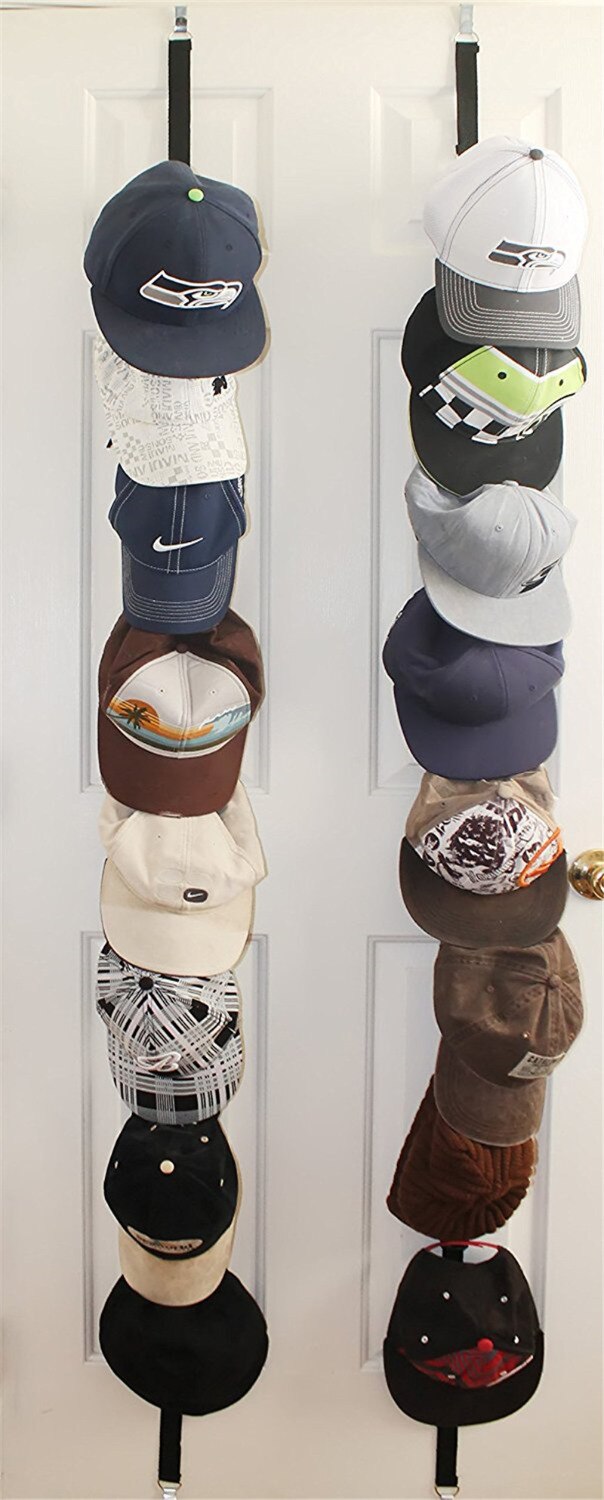 and USABLE Door Back Baseball Cap Rack Hat Holder ... – Grandado