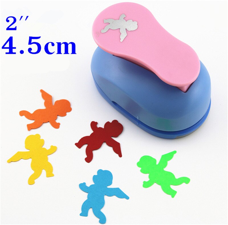 Poinçon pour scrapbooking, grand cercle de 2 pouces et 5cm, artisanat perforateur pour bricolage,: angel