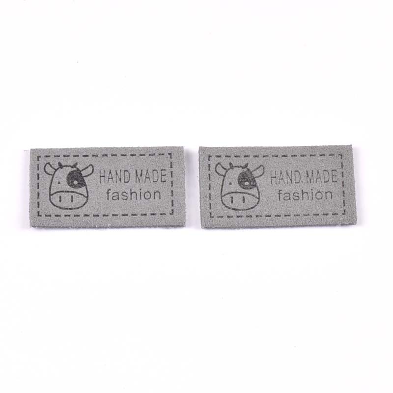 20Stck gemischt Flanell Geprägte Etiketten Für Kleidung NäHenne Zubehör Pflege Taschen Kleidungsstück Stichworte DIY Handgemachte Handwerk 18x33mm c3083