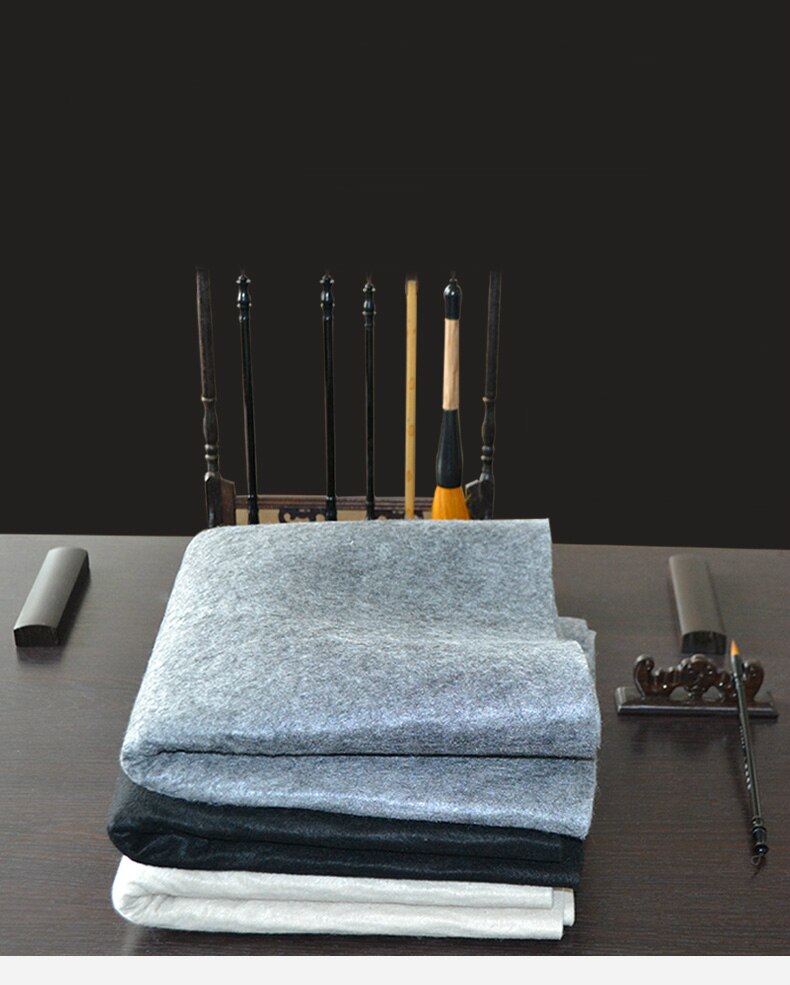 Thickening Calligraphy Painting Pad Chinese Traditional Calligraphy Felt Multifunctional Soft Fiber Writing Felt Table Mat