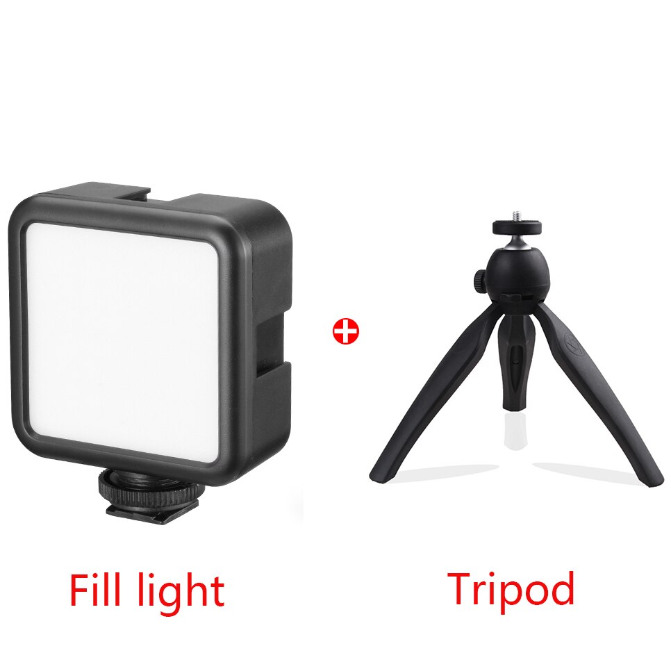 MAMEN Schönheit Licht 5W Mini 36 LEDs Video Licht 6500K Fotografische Beleuchtung U Helle 2700K-3500K Vlog Füllen Licht für Kanon/iphone: Package 3