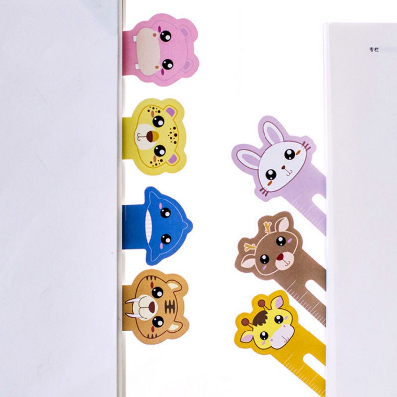 30pcs/lots Cute Animal Farm Paper Bookmark Book Holder Kawaii Stationery for Children School Supplies Kawaii Student