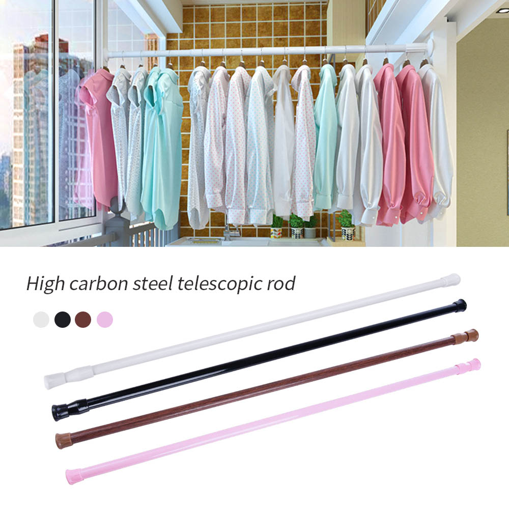 Hoomall Multifunctional Telescopic Rod Curtain Rod High Carbon Steel Strut Household Bathroom Bedroom Kitchen Accessories