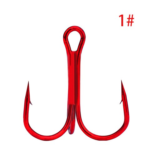 Owler – Triple hameçon de pêche rouge, cercle de mer, Tee, accessoires d&#39;équipement, Jig Head, hameçon japonais Tre, 5001: 1