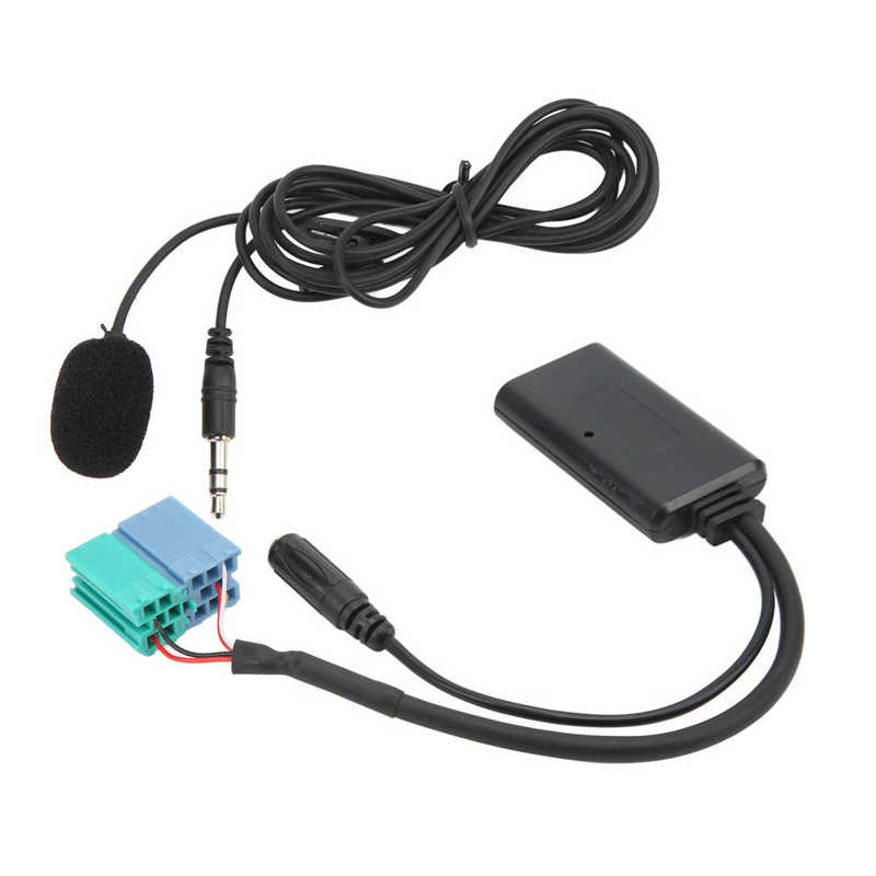 Bluetooth Audio Adapter Cable Wireless Auto Audio Connector Flexible for Replacing