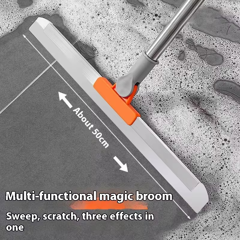 Silicone Scraper Broom Magic Wiper High Place Glass Wiper Floor Mop Household Bathroom Sweeping Water Silicone Scraper Broom Mag
