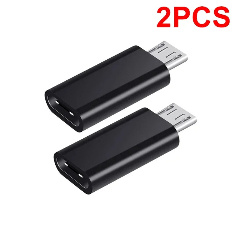 10-1PCS Phone Adapters Type C Female To Micro USB Male Converters for MacBook Tablet Laptop Samsung Micro To USB C Connector: Yellow