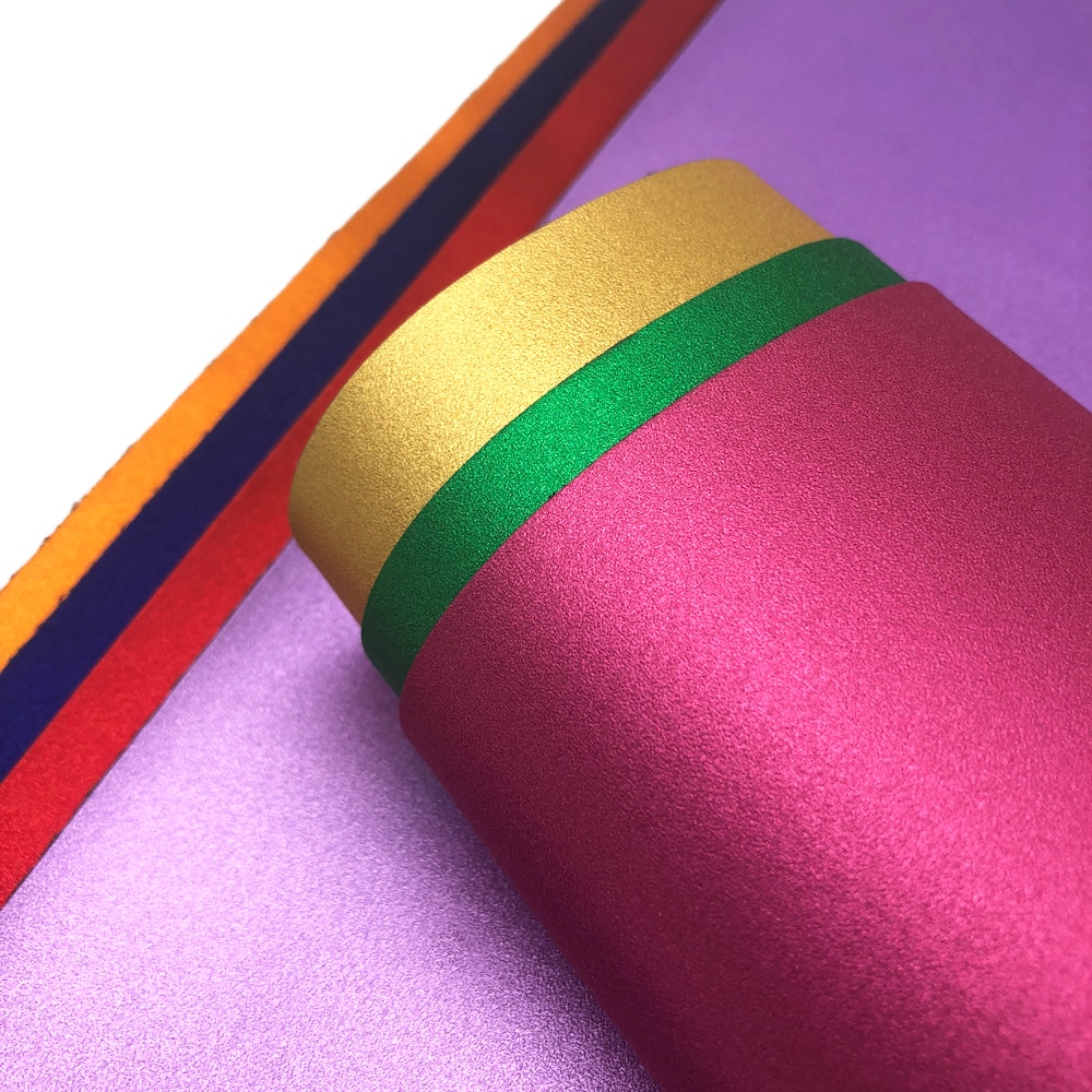 Tela de cuero sintético Scrub de Color liso de 20*34cm, materiales hechos a mano DIY para hacer bolsos artesanales, 1Yc4052