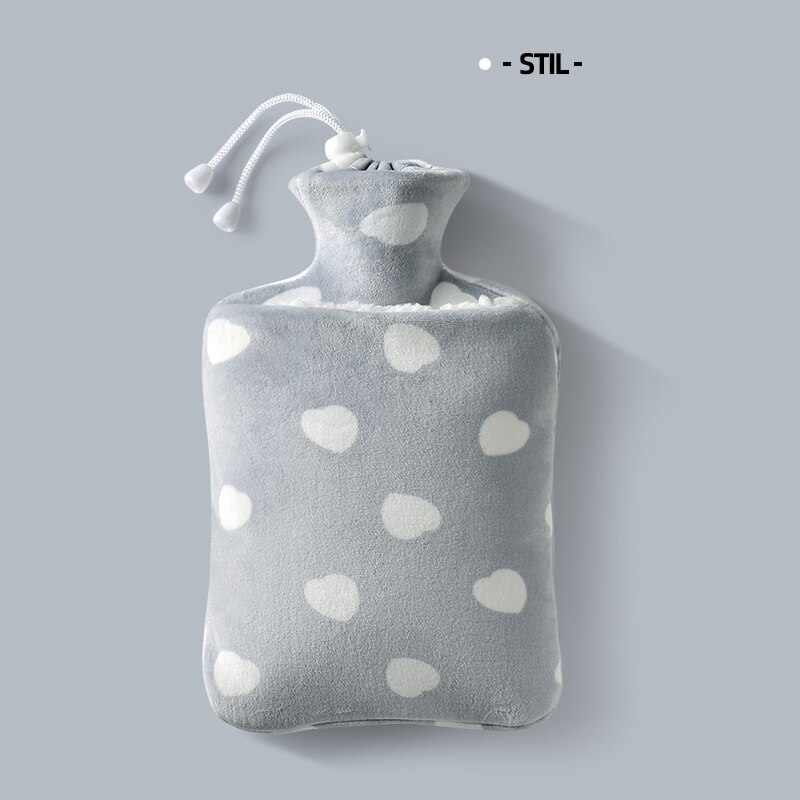 Warm Water Fles Warm Water Zak Water Injectie, foot Warming Bed Size Pluche Schattige Mini Draagbare Baby Meisje Warming Handen: S-E