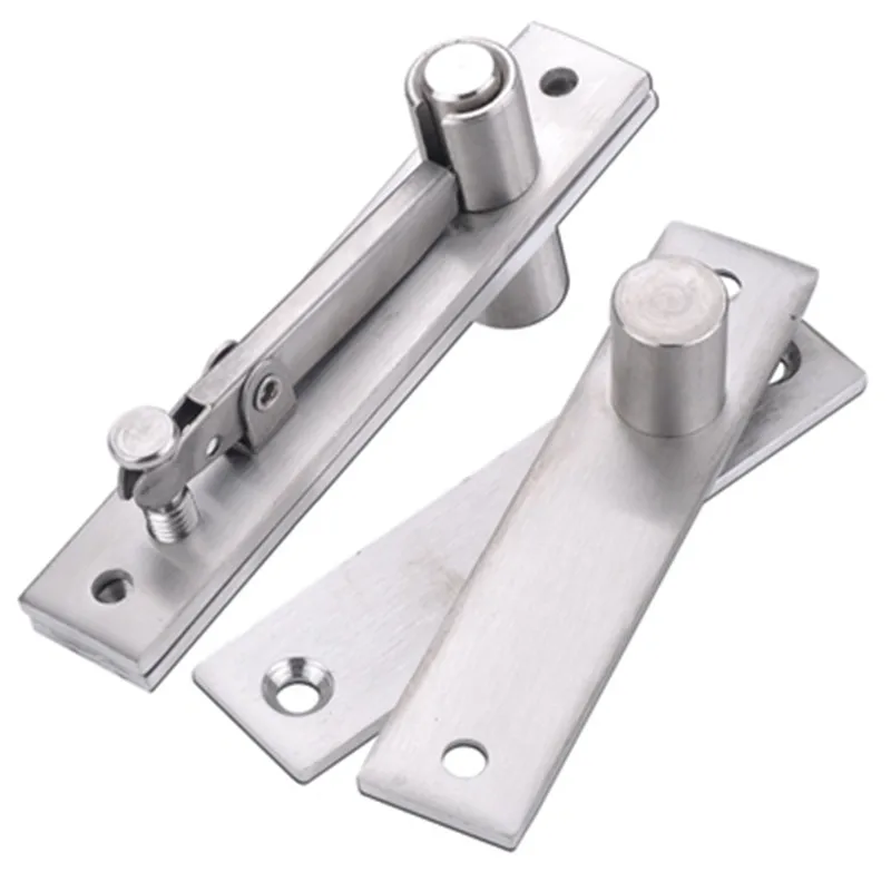 Stainless Steel Pivot Heavy Duty 360-degree Rotating Shaft Wooden Door Hinge Murphy Positioning Hidden Axis
