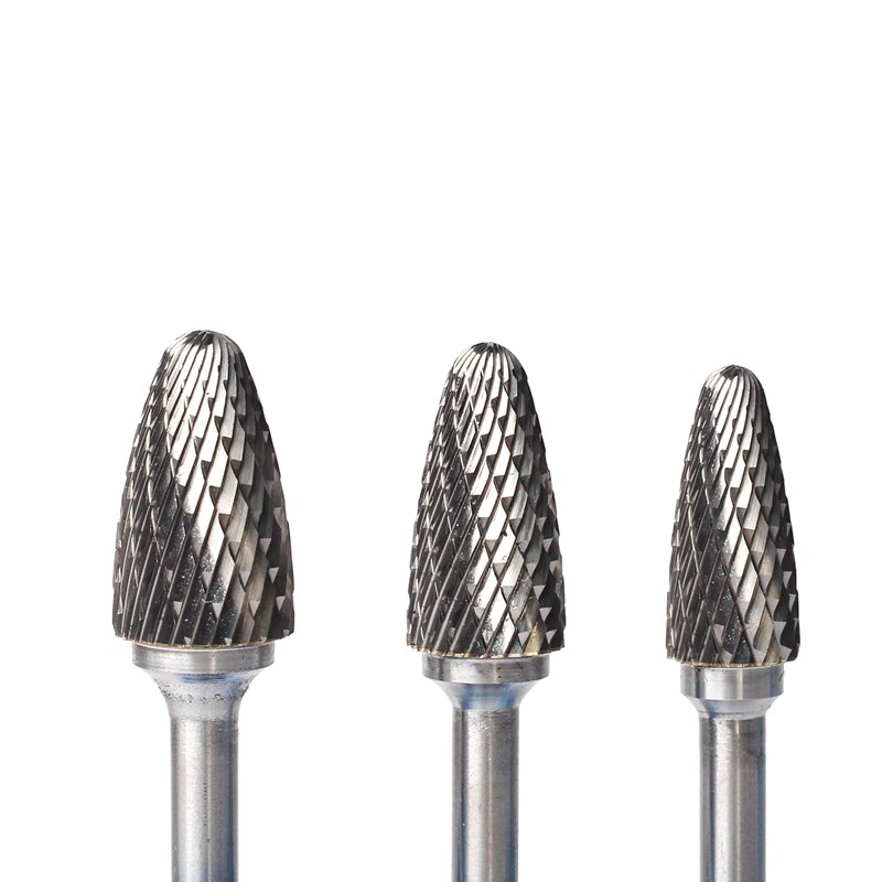 FX Type Head Tungsten Carbide Rotary File Tools Drill Milling Carving Bits Tools Point Burr Die Grinder Abrasive