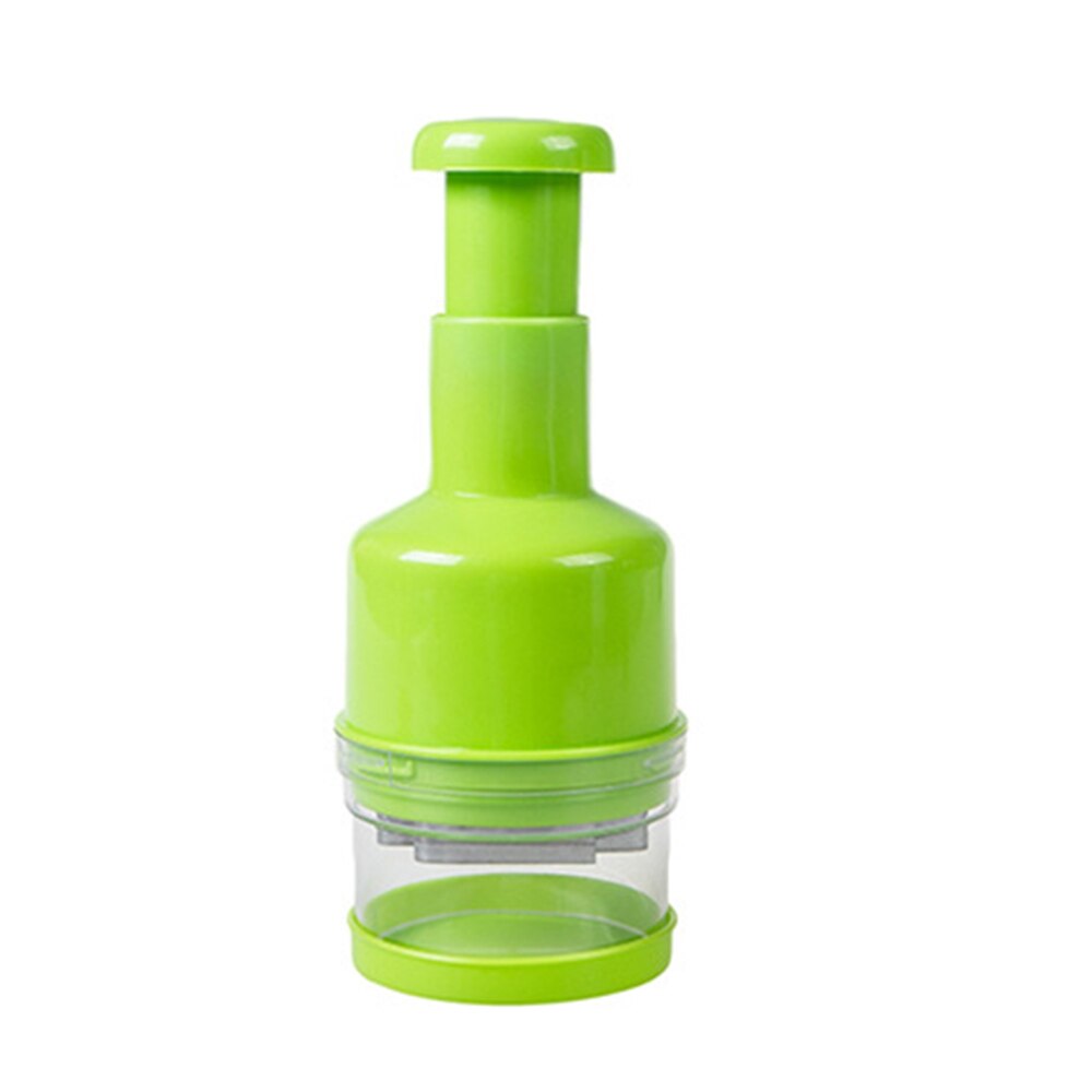 Picador manual de cebolla, cortador a presión de ajo, cebolla, cortador de verduras, helicóptero, cortador de tomate, molinillo para nueces y cebolla, picadora: green