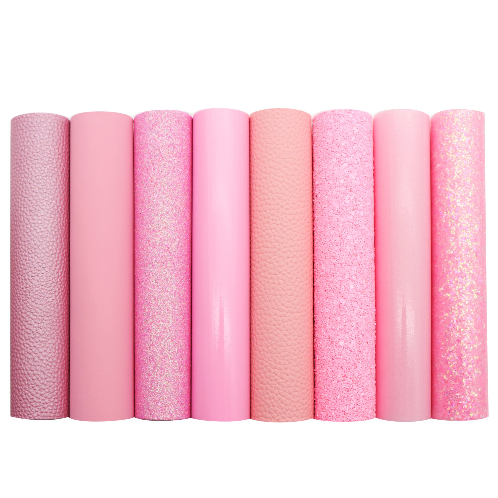 20*33cm Pink Faux Synthetic Leather Fabric For Bows Leather Crafts DIY Handmade Material,1Yc14880