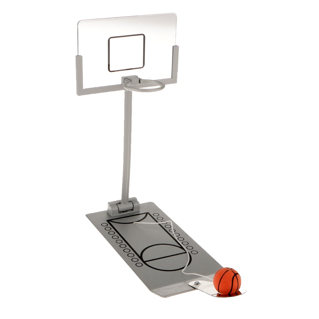 Metal Desk Top Opvouwbare Miniatuur Basketbal Spel Kinderen Speelgoed Verjaardagscadeautjes