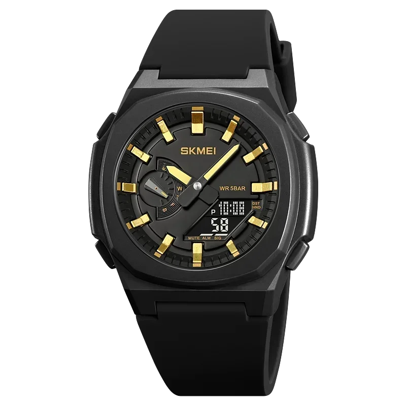 SKMEI 2091 5 Alarme Datum Uhr reloj hombre mit Japan Digital Bewegung Sport Uhren Wasserdicht Männer Countdown Chrono Armbanduhr: Mehrfarben
