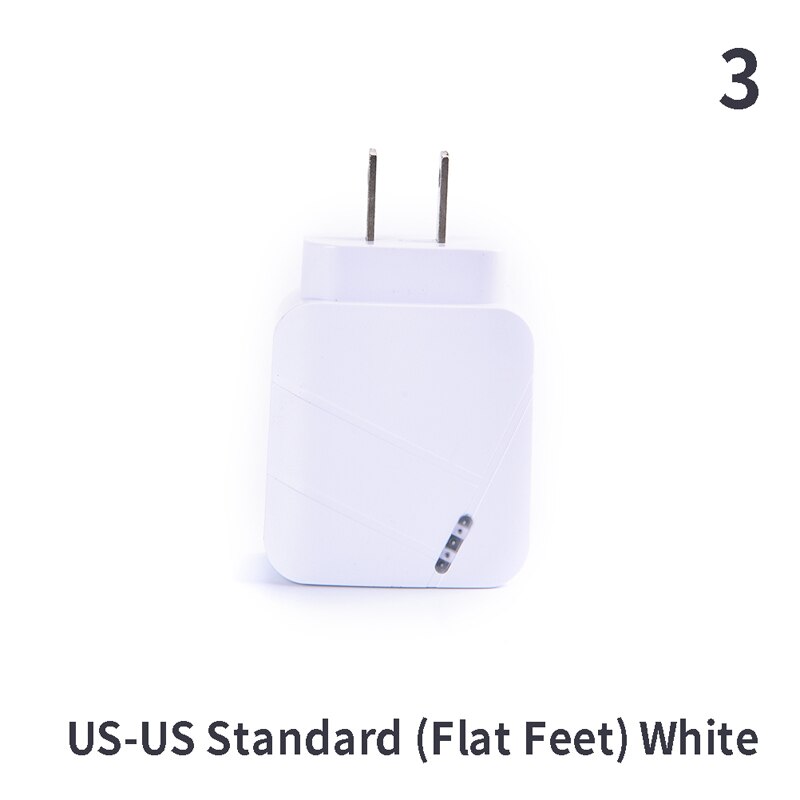 Dual USB Qc3.0 3a Usb+2.4a Usb Multi-Port Fast Charging Mobile Phone Charger Dual-Port US/EU Standard Fast Charging: US WHITE
