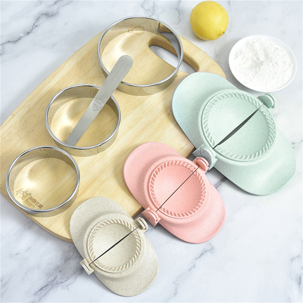 Dumpling Molds Biscuit Pastry Cake Baking Tools Dumpling Skin Wrapper Mould Round Biscuit Mold Dough Press Maker