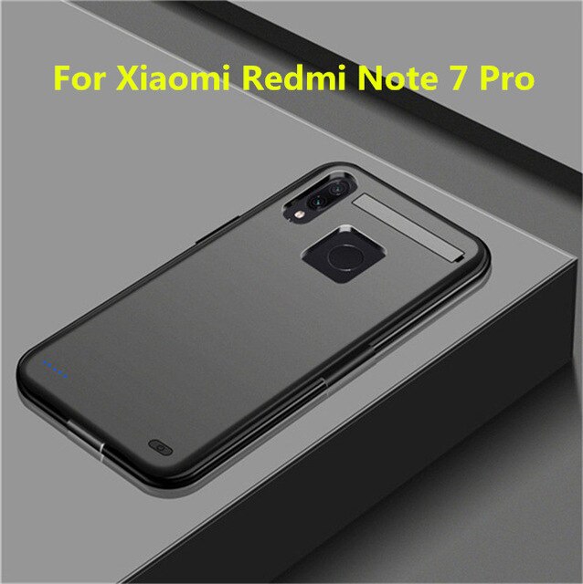 6800Mah Powerbank Batterij Opladen Cover Voor Xiaomi Redmi Note 7 Pro Draagbare Batterij Oplader Case Voor Redmi Note 7 batterij Case