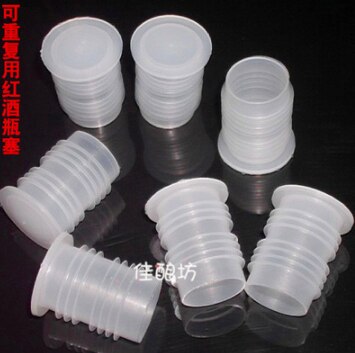 02 pakket levert Rode Wijn PE Plastic Plug Wijnfles Rubber Plug Rode Plastic Plug Keramische Wijnfles cap Plug stopper