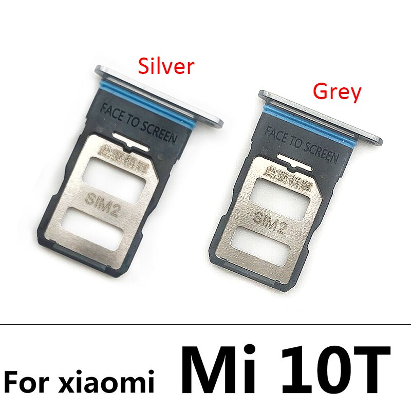 10Pcs/Lot, SIM Card Reader Holder Reader Slot For Xiaomi Mi 11 Mi11 MI 10T Mi10T Replacement Parts