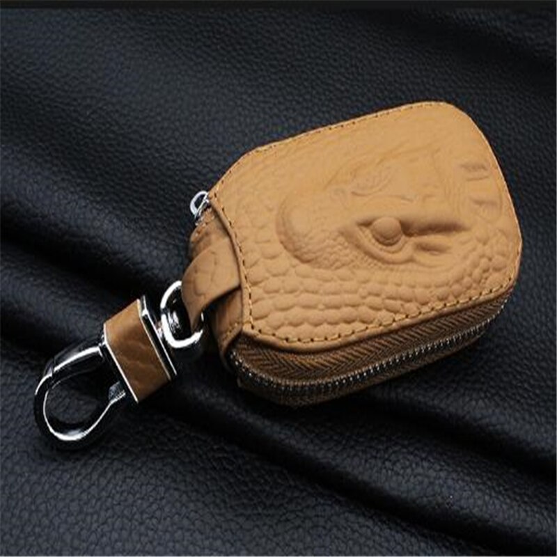 Heren sleutelhanger huishoudster leren autosleutel portemonnees sleutel organizer dames sleutelhanger hoezen rits sleutel etui tas unisex etui
