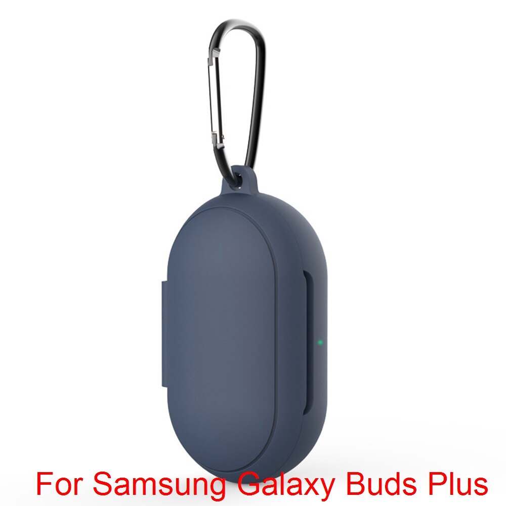 2 in 1 Soft Silicone Protective Case Cover For Samsung Galaxy Buds Plus Metal Colorful Sticker For Samsung Galaxy Buds Plus: 05 Only Case