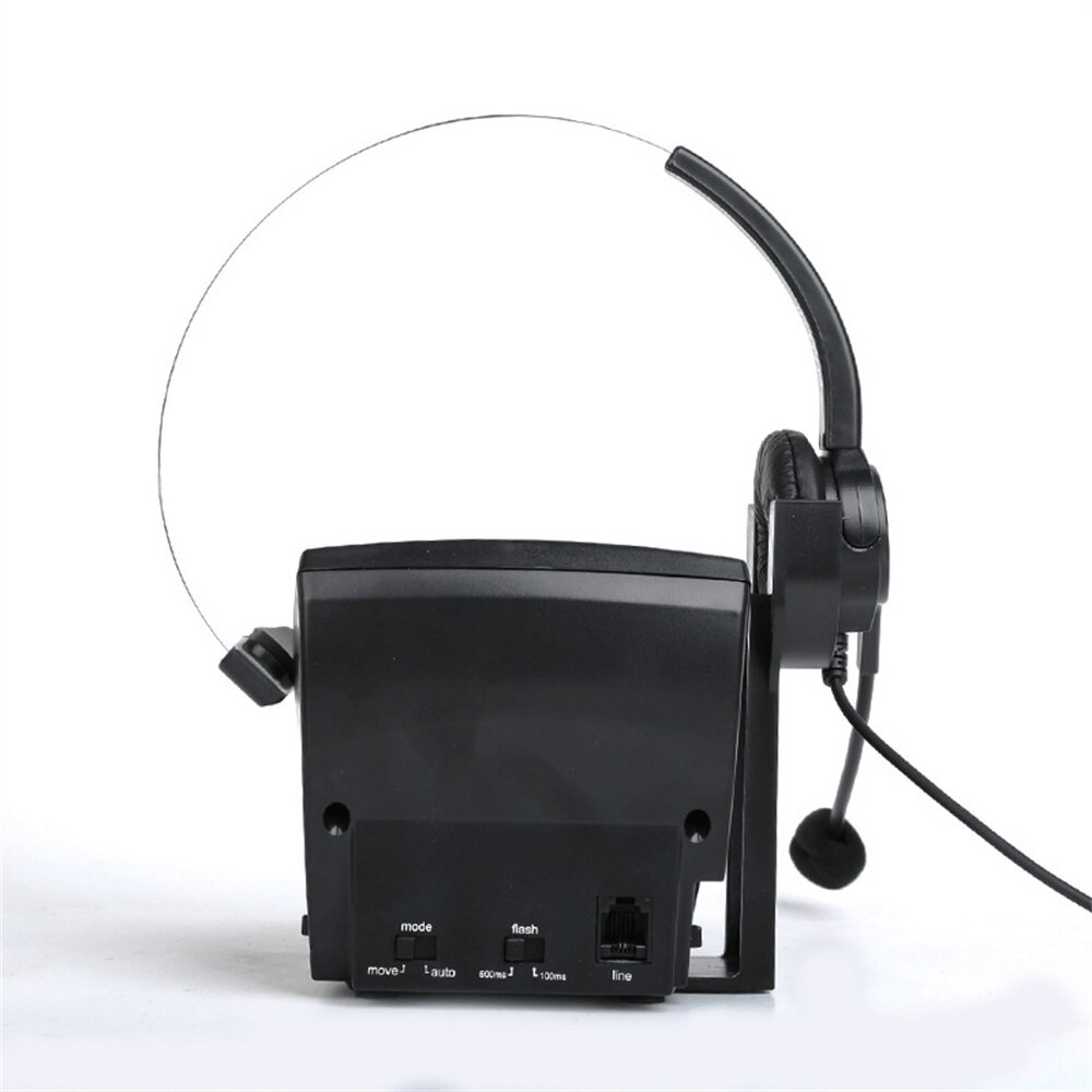 Corded Headset Telephone Hands Free Noise Cancelling Telephone Set with Headset for Call Center Telephone Headset and Dialpad