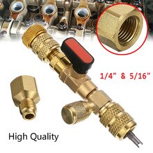 Valve HVAC Valve Core Installer Tool Kit Dual Size 5/16"&1/4" Installer