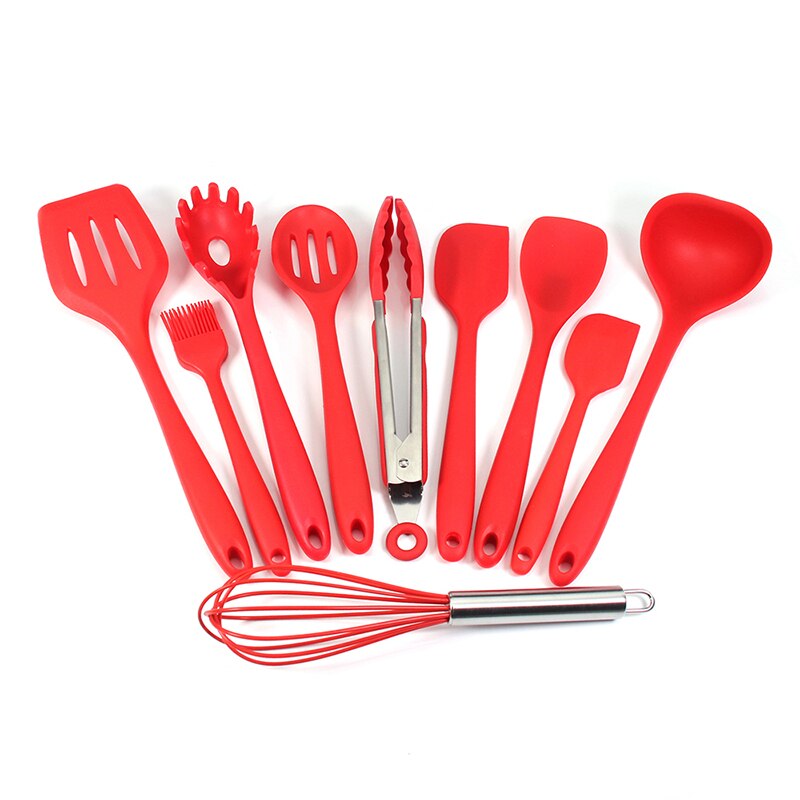 Ustensiles de cuisine antiadhésifs ensemble de ustensiles de cuisine en Silicone Gadgets de cuisine spatule cuillère ustensiles de cuisine bricolage outils de cuisine