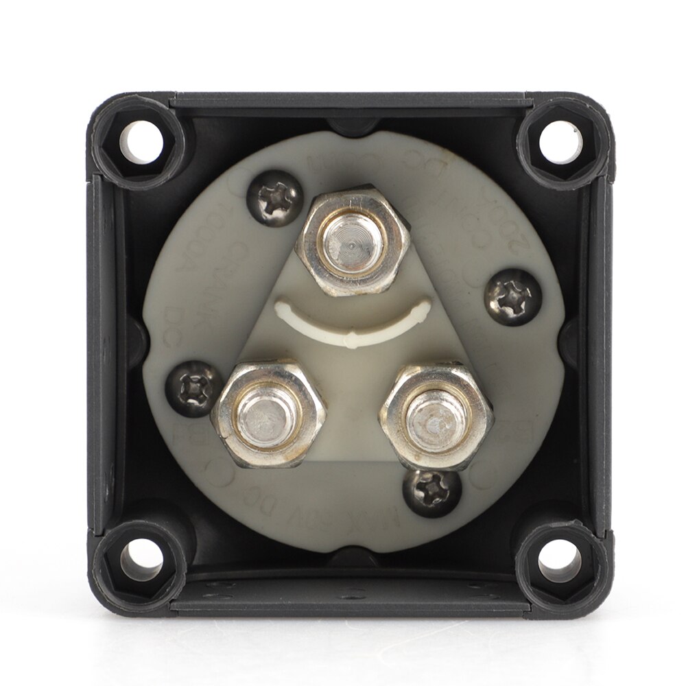 12V 48V DC Heavy Duty Battery Selector Switch Disconnect 1-2-Both-Off