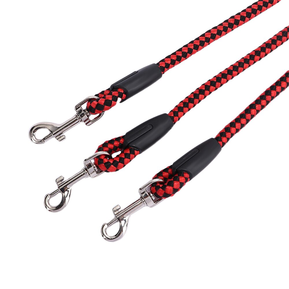 Heavy Duty 3 Way Dog Coupler Leash Splitter Triple No Tangle Nylon Pet Leash For Walking Three Dogs 3 In 1 Traction Rope
