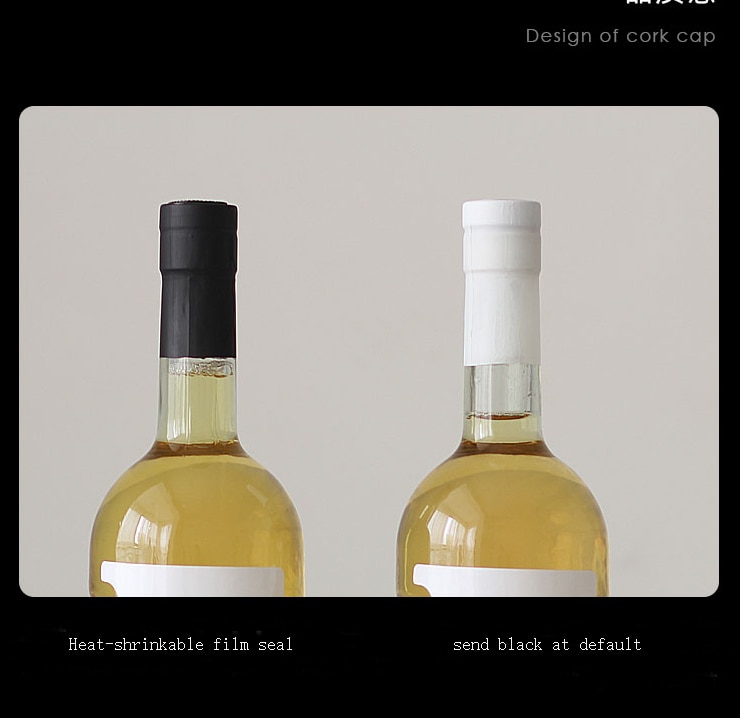 XMT-HOME vide bouteille de vin haut de gamme bouteilles d'alcool style européen bouteille de verre auto-infusé vin verre pot 750ml