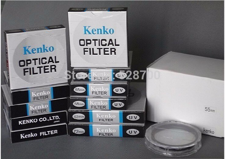 Filtro de lente de cámara Kenko lente filtro UV para Canon nikon 86mm 105MM 95MM