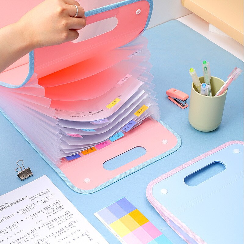 Vertical Filing Products Bag File Folder 13 Layer A4 Expanding Document Subject Classificy Organizer Storage Folders Waterproof