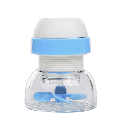 1Pcs 360 Graden Draaibare Kraan Filter Swivel Tap Extender Anti-Splash Water Filter Hoofd Sproeikop Keuken Accessoires: Blue