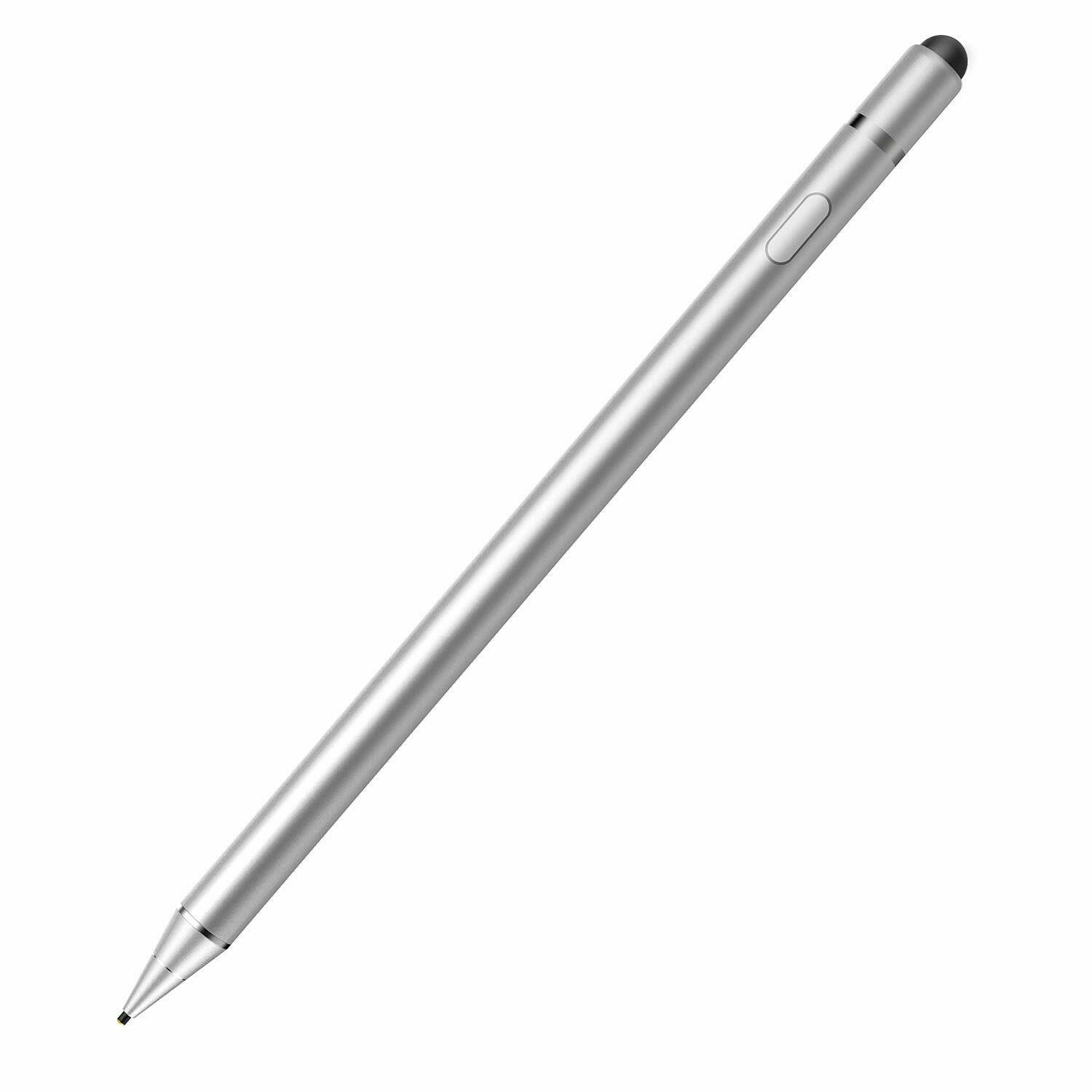 Pour Apple Pencil 2 1 Ipad Stylo Tactile Pour Ipad Pro 10.5 11 12.9 Pour Stylet Ipad 5th 6th 7th Mini 4 5 Air 1 2 3: Silver