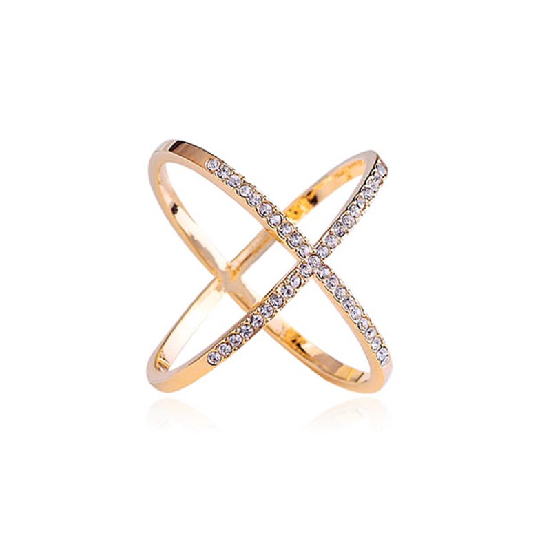 1Pcs Elegante Multi-Functionele Sjaal Gesp Ring Sjaal Ring Ingelegd Rhinestone Crystal Sjaal Gesp Kleding Diy klem: gold