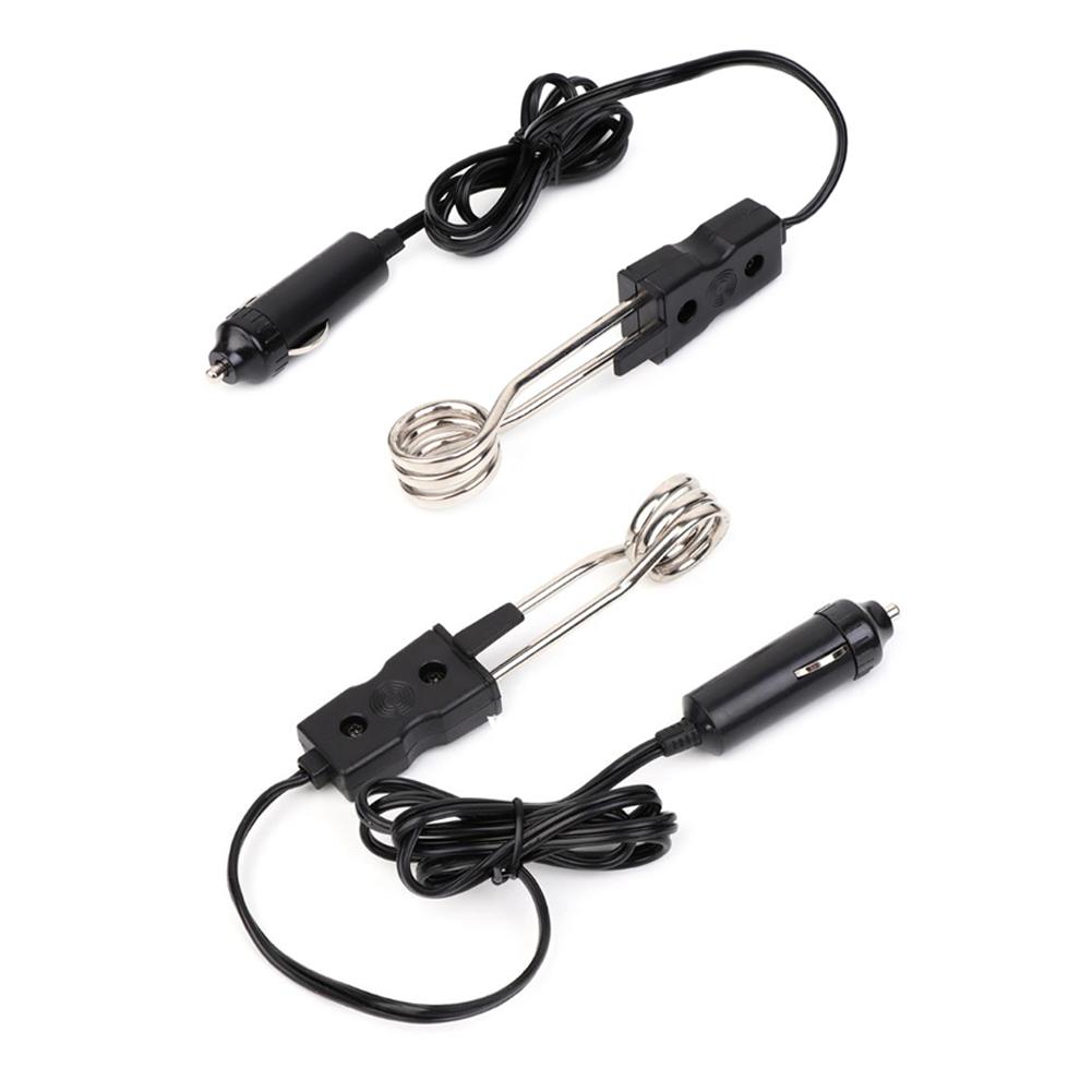 12V Draagbare Elektrische Auto Onderdompeling Boiler Voor Reizen Camping Picknick Mini Boiler Warm Water Koffie Onderdompeling Reizen