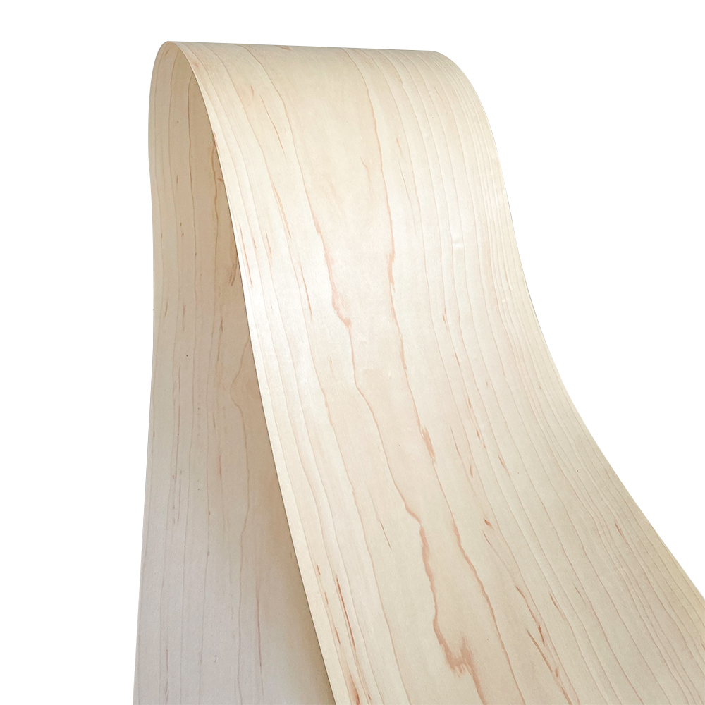 1Roll Natural Maple Veneer Sheet, Crafts Wood Veneer for DIY Furniture Stereo Speakers Guitar Renovate Wood Veneer Car Interior