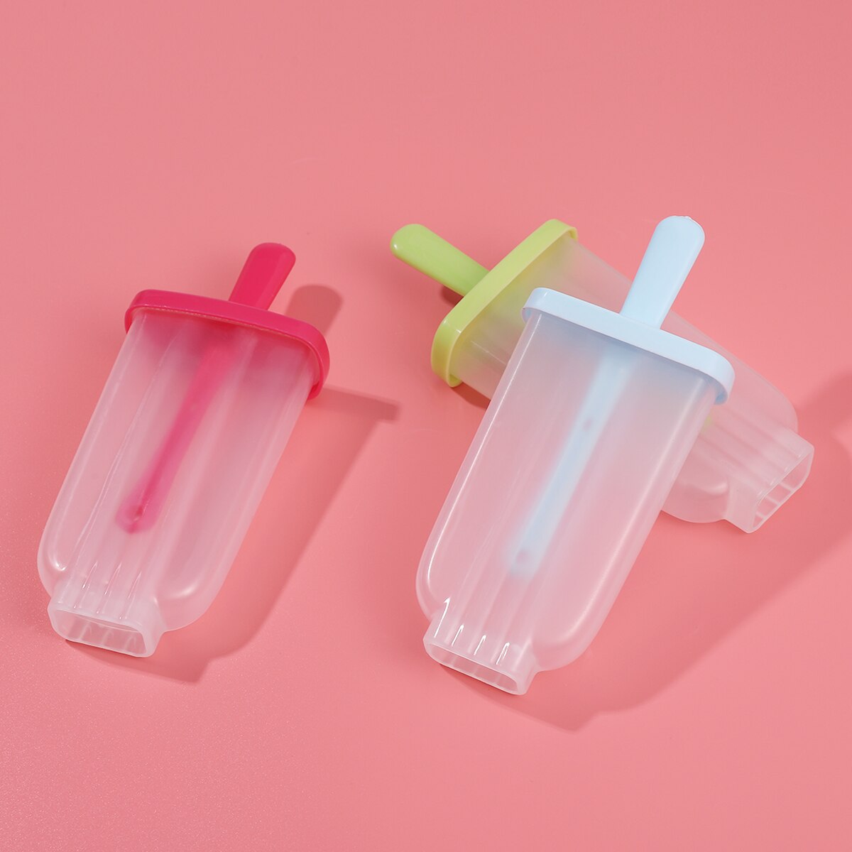 1 Pc Ice Popsicle Mold 6 Holte Snoep Kleuren Ijs Ijslolly Makers Plastic Popsicle Mould Ice Lolly Mallen Voor Keuken ijs Shop