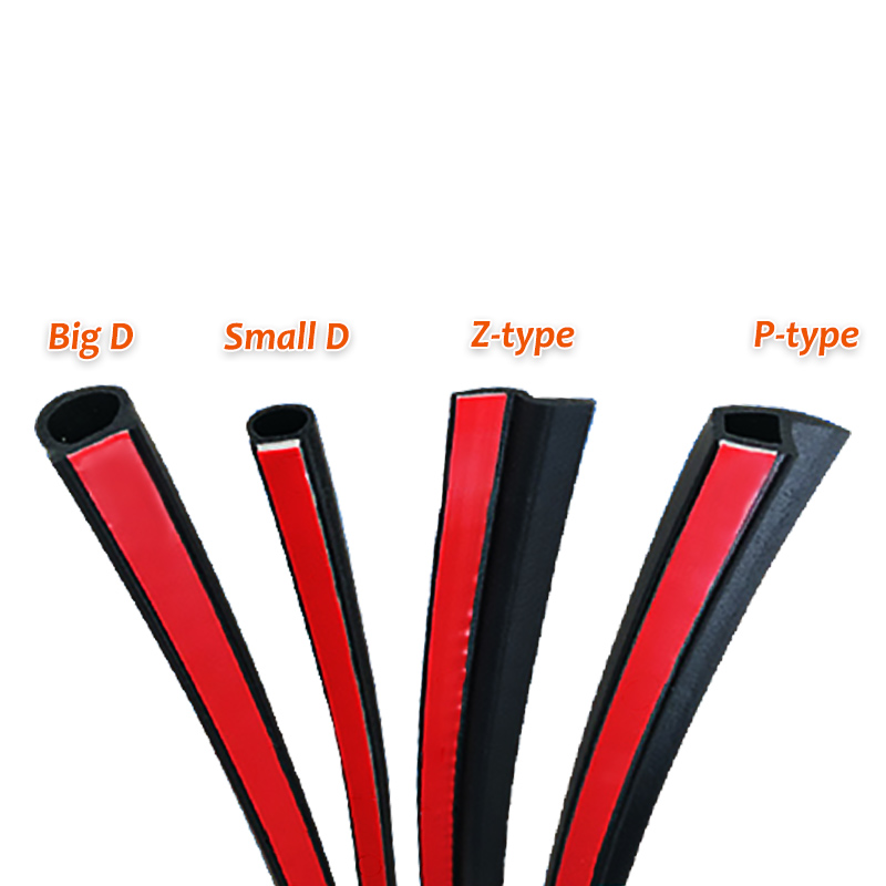 2Meter Auto Afdichting P Z D Type Automotive Deur Tochtstrip Deur Rubberen Afdichting Strip Auto Geluidsisolatie Auto Rubber afdichting Voor