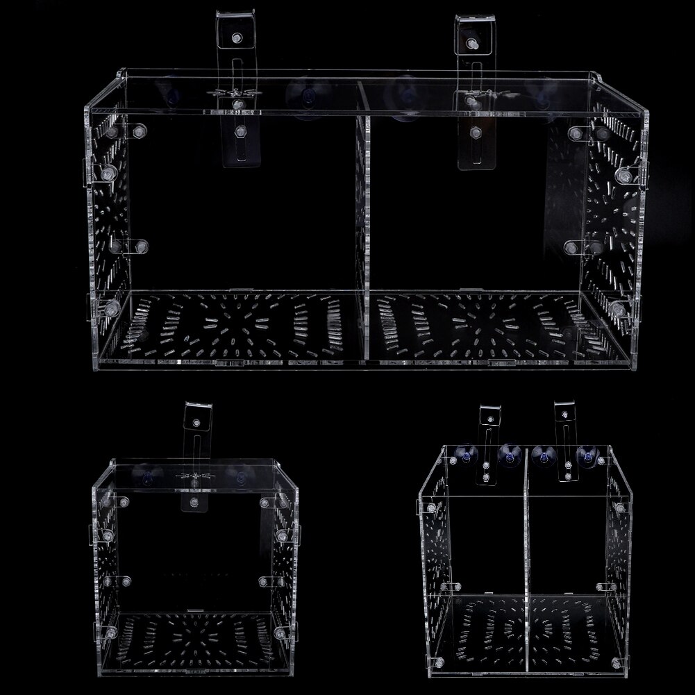 Transparent Breeding Box Acrylic Isolation Box Durable Hatching Case Practical Incubator Box For Aquarium Fish Tank