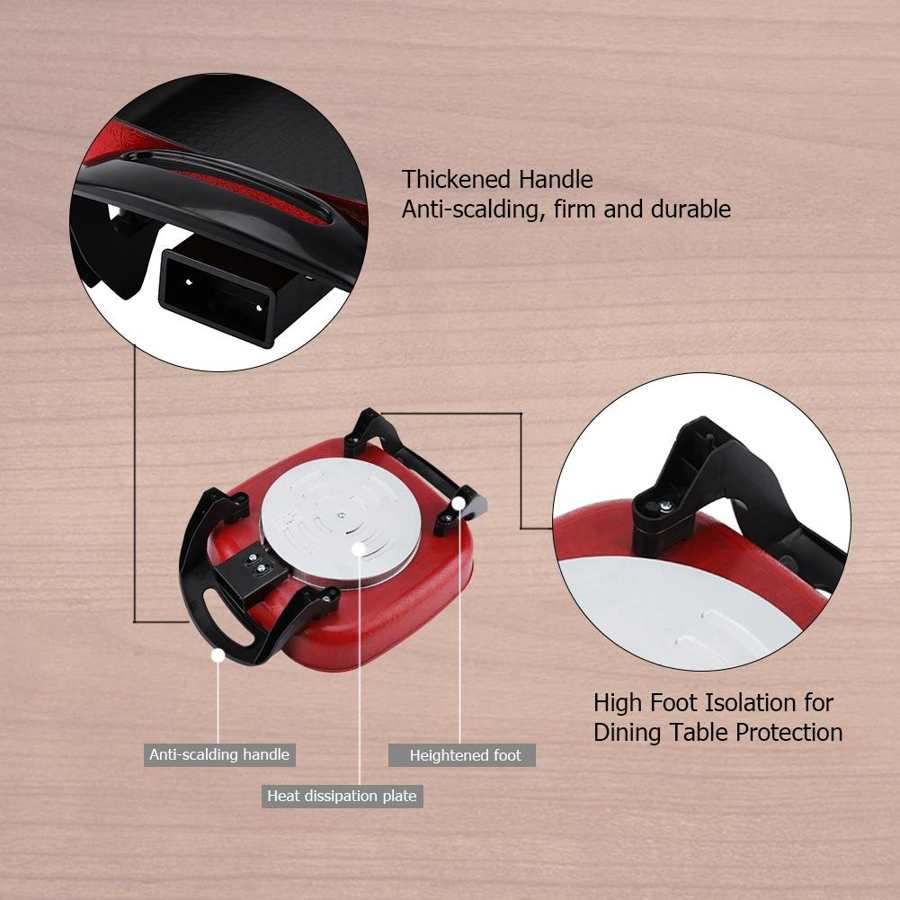 5L Multifunctional Electric Pot Cookware Non-stick Cooking Pot Fry Bake 220V