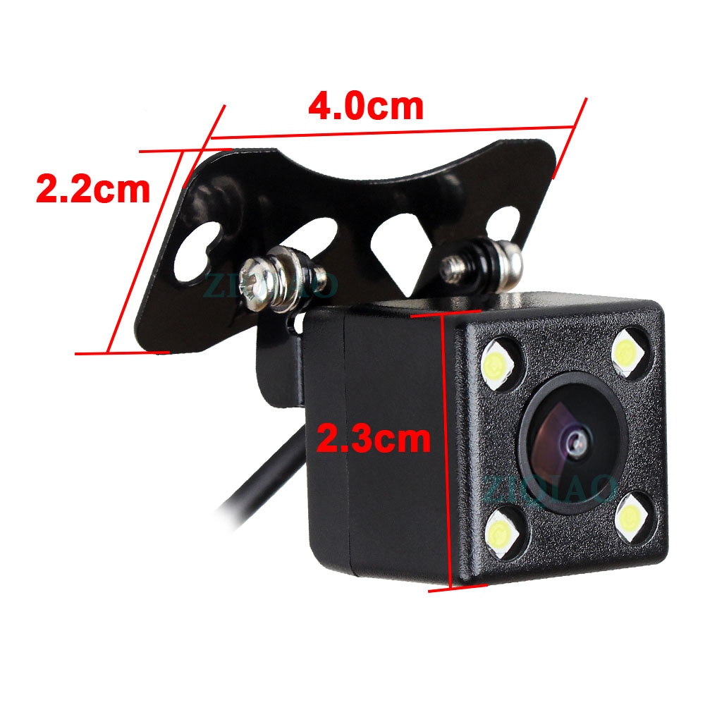 Ziqiao bilparkering backkamera hd universell dynamisk bana guide linje backkamera  hs069